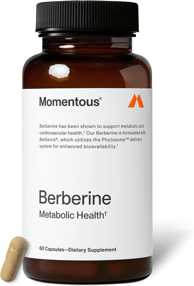 Momentous Berberine - Natural Bioavailable Supplement Formulated from Plant Alkaloid to Help Supp... | Amazon (US)