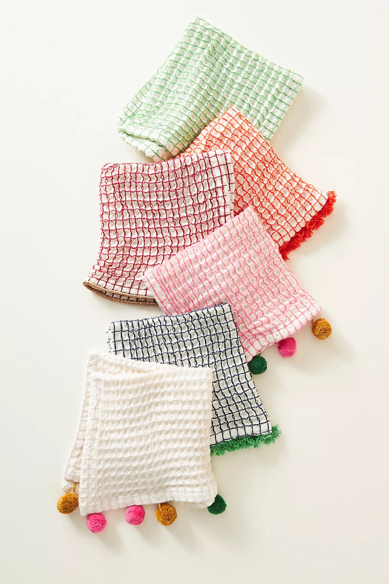 Holiday Sandira Dishcloths, Set of 6 | Anthropologie (US)