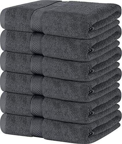Utopia Towels [6 Pack] Bath Towel Set, 100% Ring Spun Cotton (24 x 48 Inches) Medium Lightweight ... | Amazon (US)