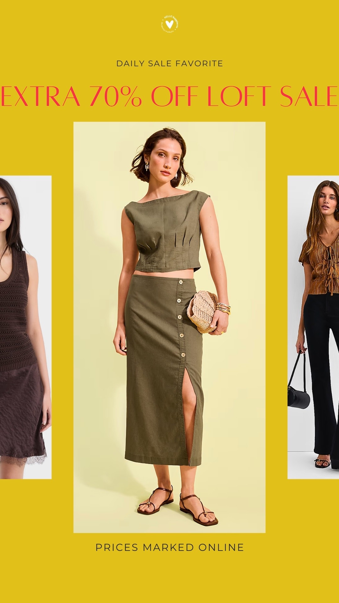 LOFT is having one of their best sales yet! 🤍 Take an extra 70% off sale styles—so many cute pieces at prices that are too good to pass up.

#LTKootd #LTKOver40 #LTKSaleAlert