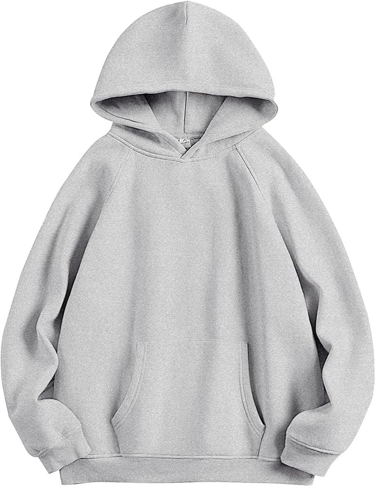 ANRABESS Women Hoodies Fleece Oversized Sweatshirt Casual Basic Long Sleeve Athletic Workout Pull... | Amazon (US)