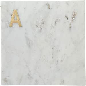 Boards by Bleu Monogram Marble Cheese Board, Personalized Charcuterie Board with Brass Initial, C... | Amazon (US)