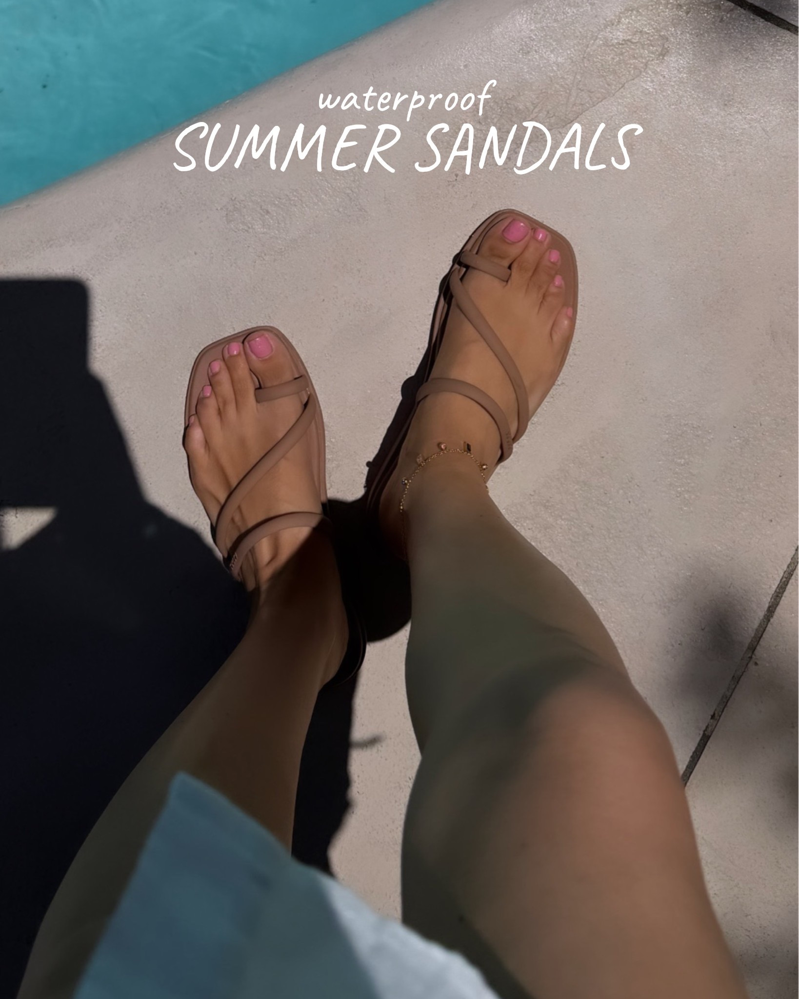 waterproof summer sandals/flip flops