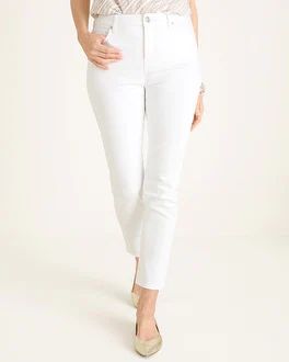 No-Stain White Girlfriend Ankle Jeans | Chico's