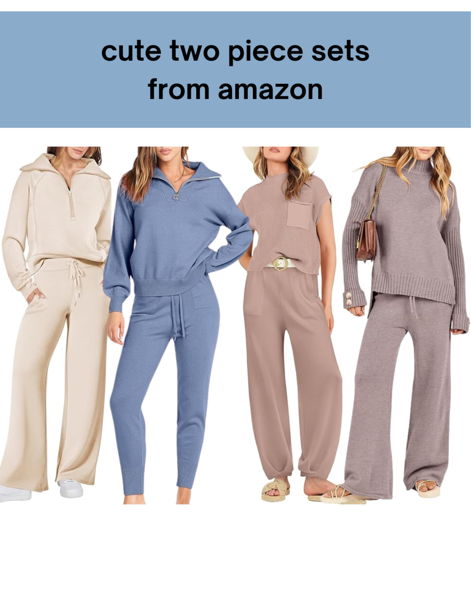 I love a good two piece matching set!!! These are super cute from Amazon! 

#LTKtravel #LTKSpringSale #LTKSeasonal