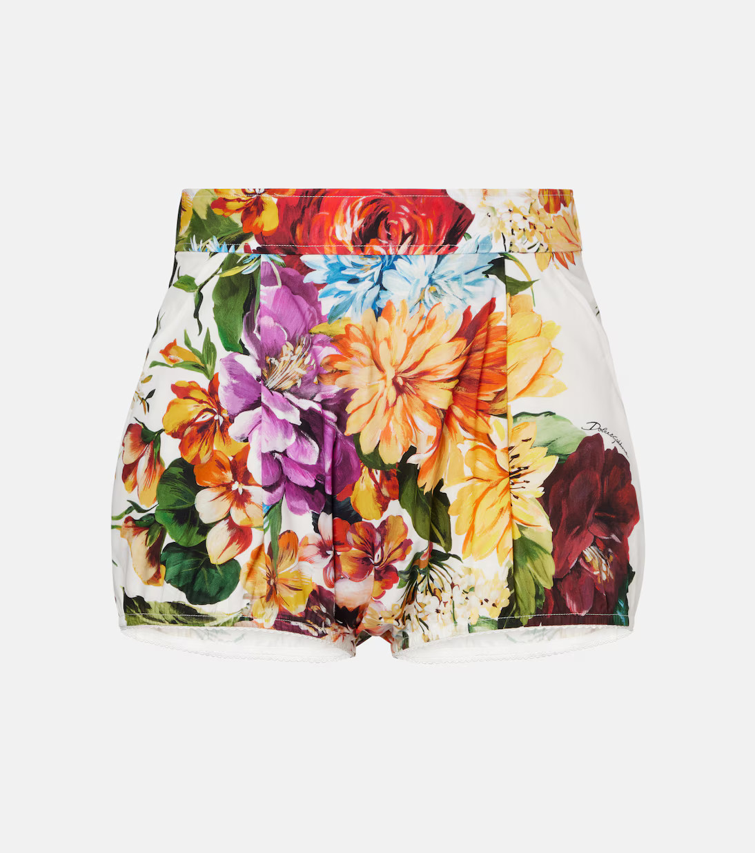 Floral cotton poplin shorts | Mytheresa (US/CA)