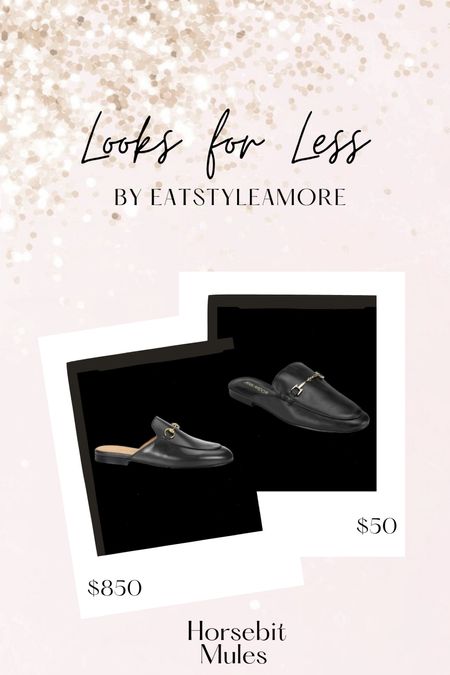 Classic Gucci horsebit mule and the Amazon look for less. Classic shoe style. Old money style. 

#LTKunder50 #LTKstyletip #LTKshoecrush