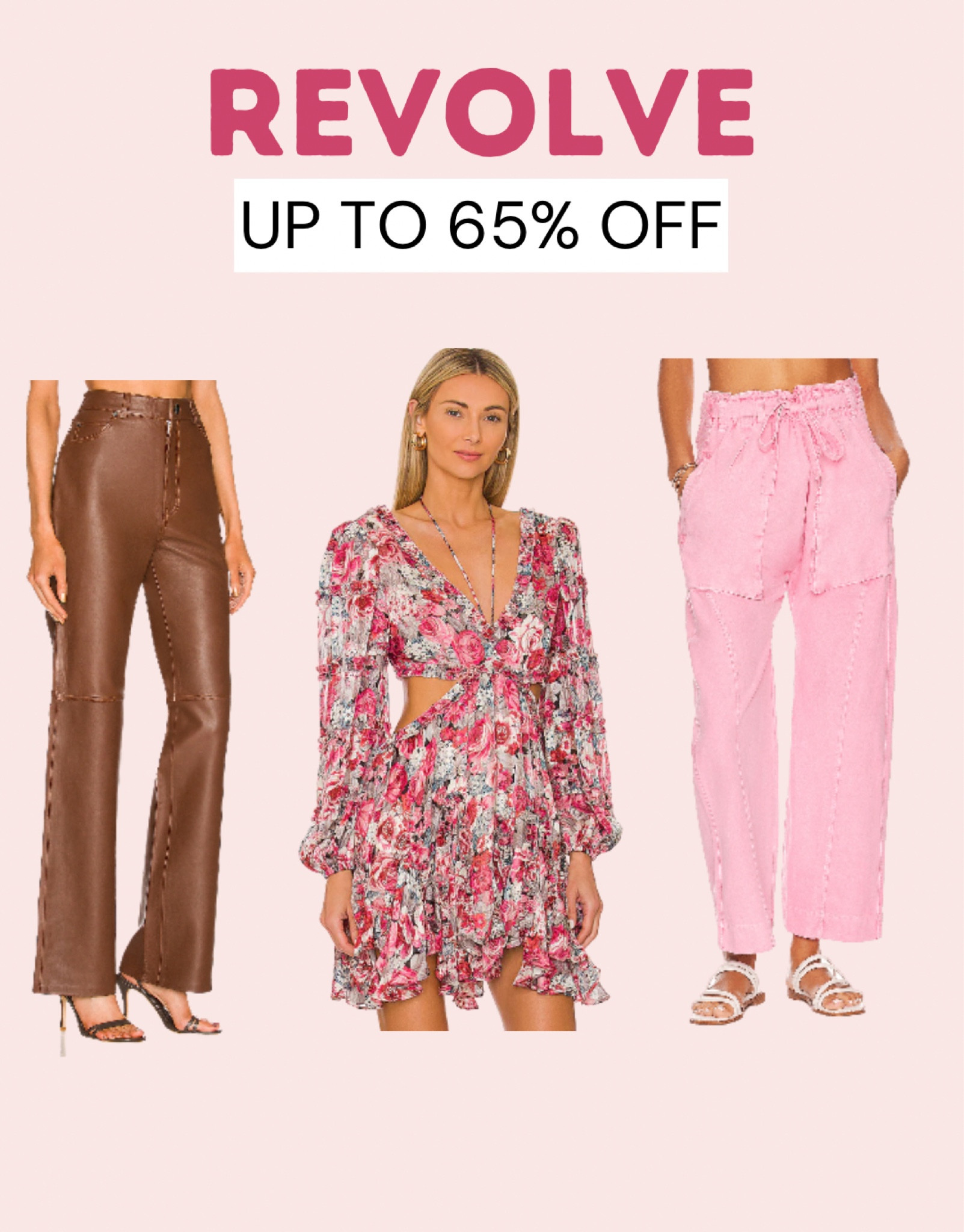 Revolve Sale 💖

spring dress, sale, revolve, leather pants, wedding guest dress, valentine’s dress, galentines dress, GNO outfit, brown leather pants, comfy pants, pink cargo pants, revolve sale 

#LTKsalealert #LTKstyletip #LTKSale