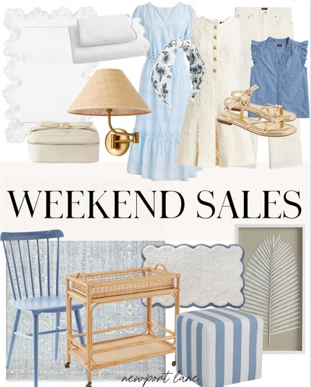 Shop the best of this weekend’s sales! 

Coastal home decor, rug, blue rug, family room rug, scalloped mirror, dining chair, blue dining chair, bar cart, ottoman, scalloped bath mat, scalloped towels, spring dress, summer dress, blue dress, white denim, white jeans, white dress, sandals, sconce



#LTKhome #LTKsalealert #LTKfindsunder100