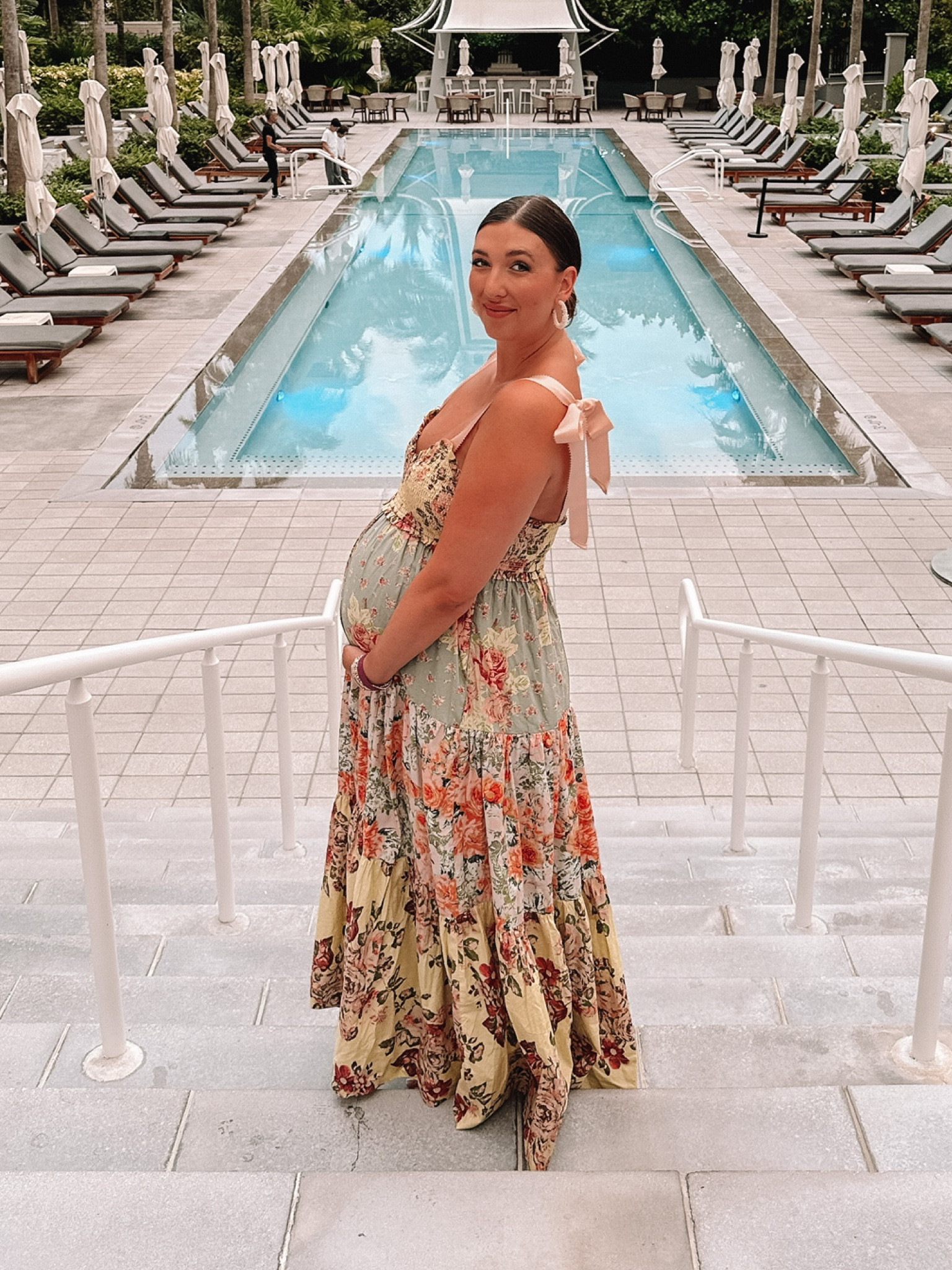 blue and white dorothy dress Bluebell Maxi Dress With Tied Shoulder Sleeves – Elyse and Rose