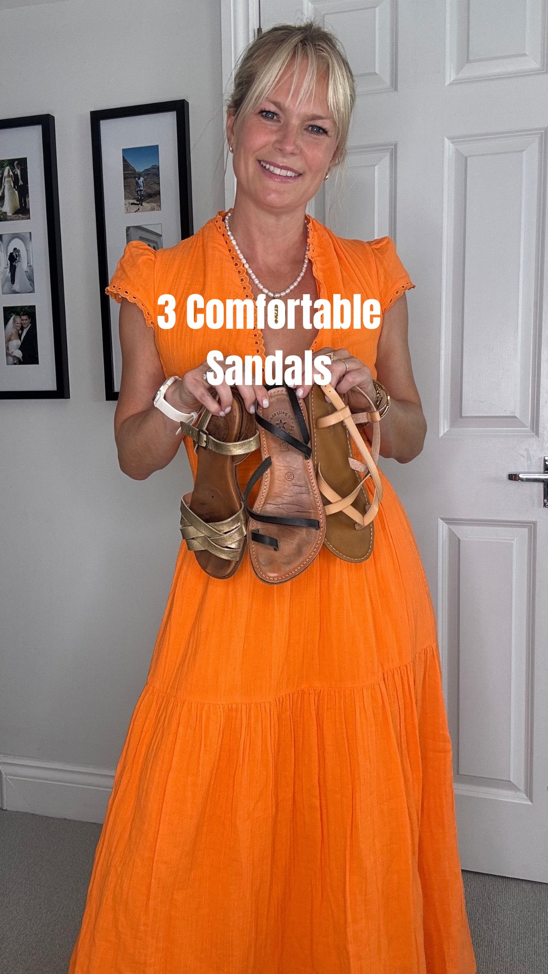 3 comfortable sandals for all budgets 

All come in multiple colours 
All cushioned 
All tried and tested styles 

The second pair is not linked here on LTK and is from By Pollyanna 

Summer sandals
Comfortable sandals 
Summer outfits over 40

#LTKsummer #LTKuk #LTKshoes