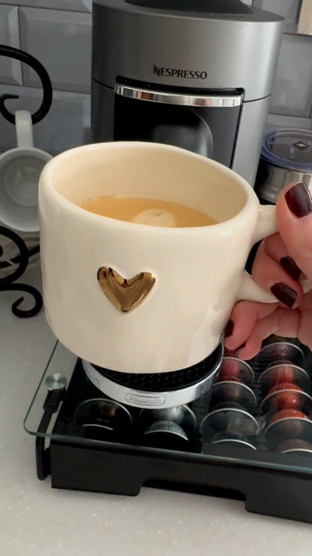 Valentine’s Day heart mug, Nespresso coffee machine, Target home 

#LTKHome #LTKmorningroutine #LTKFindsUnder50