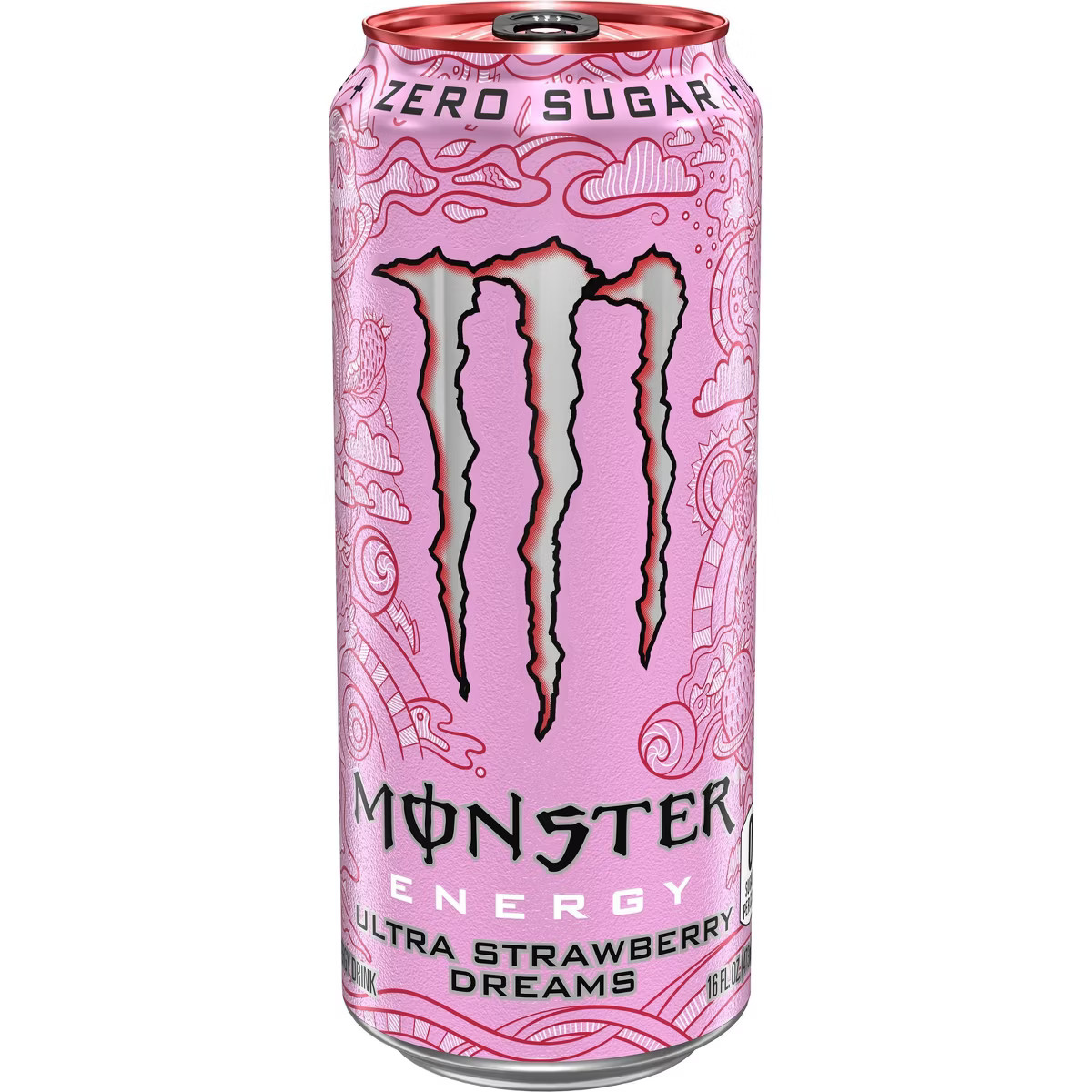 Monster Ultra Strawberry Dreams Energy Drink - 16 fl oz Can | Target