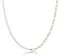 PAVOI 14K Gold Plated Freshwater Pearl Necklace for Women | Amazon (US)