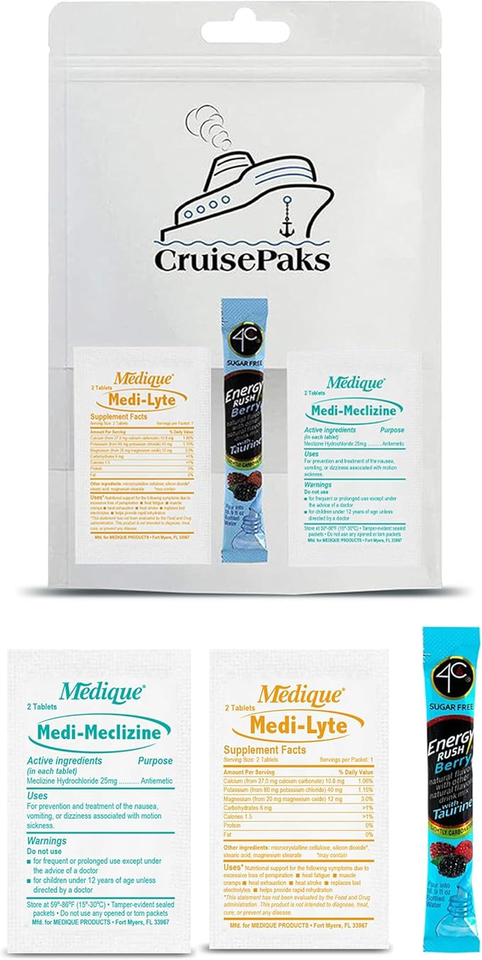 Cruise Essentials On-The-Go First Aid | Refill Kits (Basic | Hydration) | Amazon (US)
