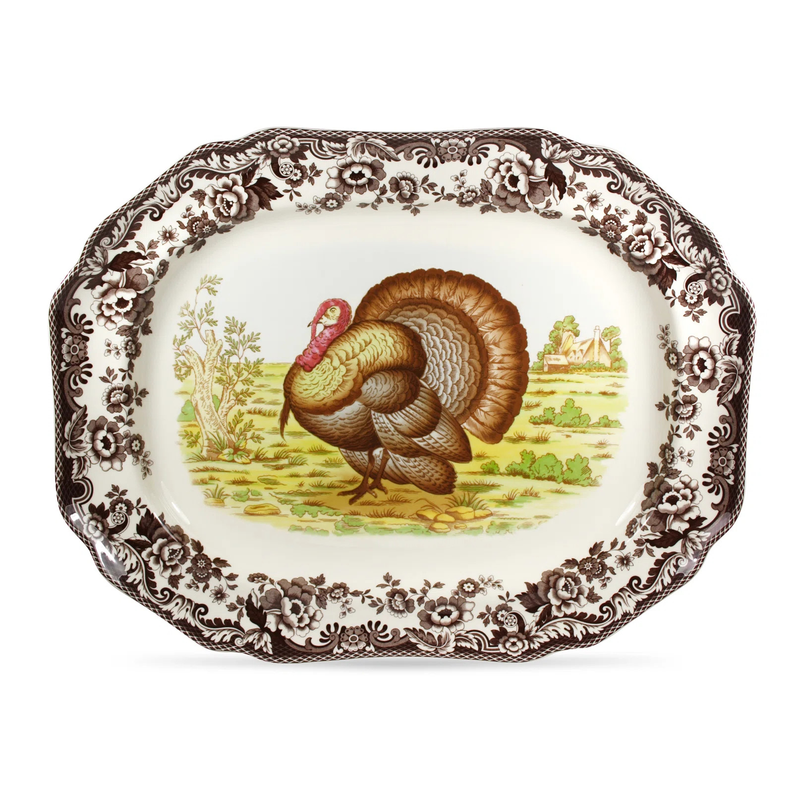 Spode Woodland Turkey Platter | Birch Lane