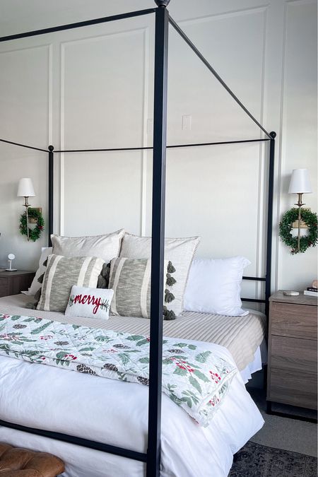 Christmas bedroom decor 🎄🥰

#LTKSeasonal #LTKhome #LTKHoliday