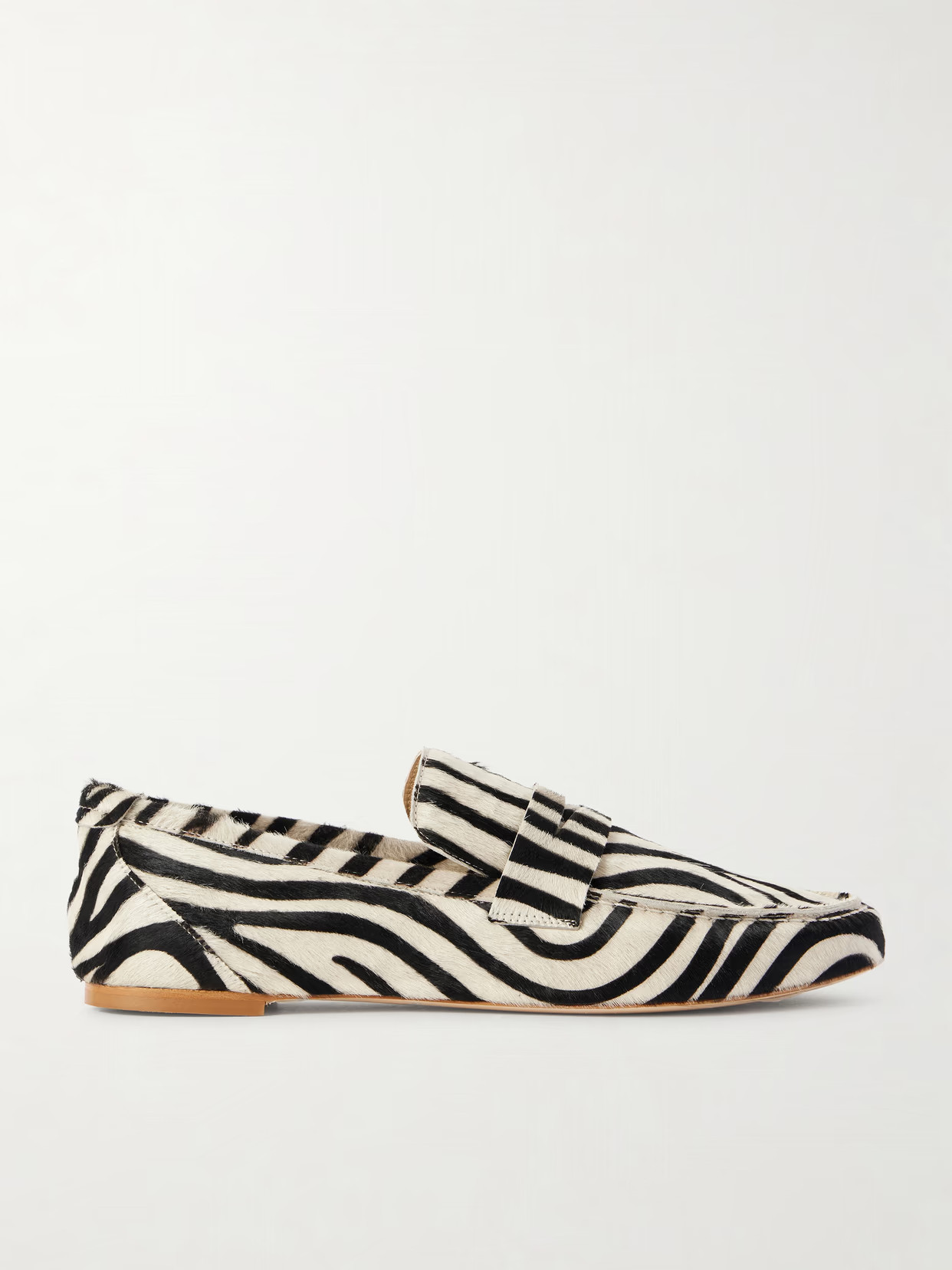 Jamie Haller - Zebra-print Calf Hair Loafers - Animal print | NET-A-PORTER (US)