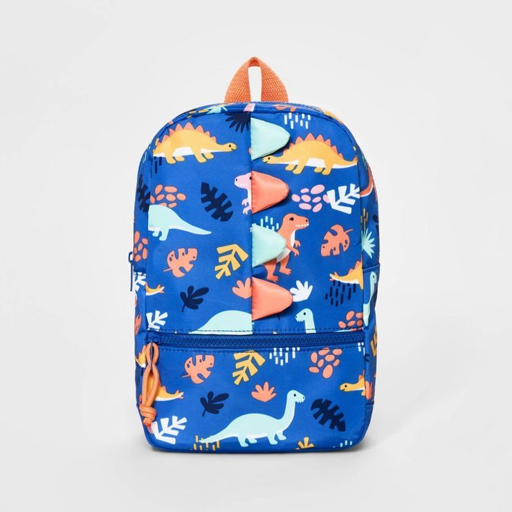 Toddler Boys' 13.25" Dinosaur Backpack - Cat & Jack™ Blue | Target