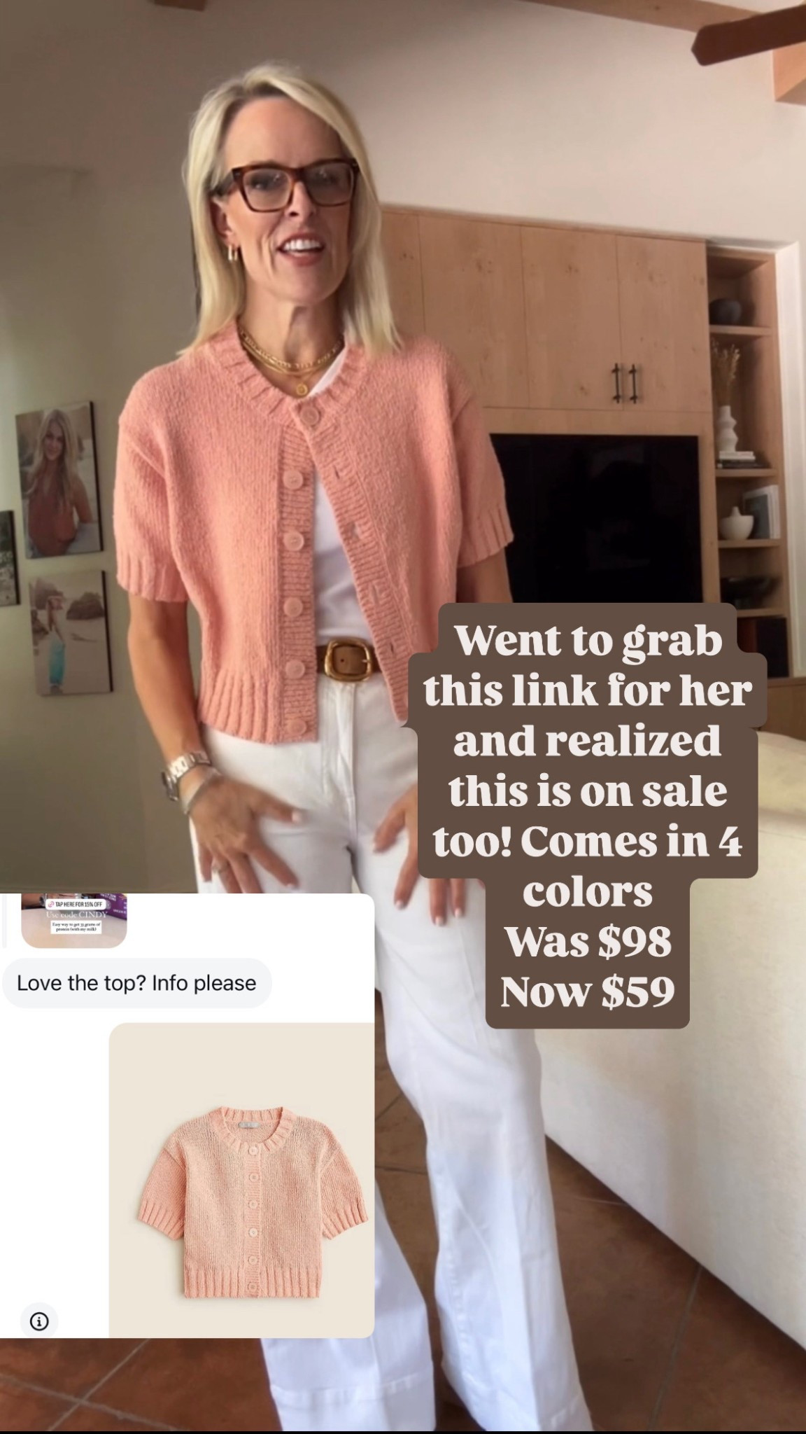 This cardigan!! On sale! Comes in 4 colors 
Was $98
Now $59

I’ve worn open as a cardigan but also closed as a sweater! 

I’ve linked the white pants also. So good. Keep selling out. Size down one size in those 

#LTKOver40 #LTKSaleAlert #LTKFamily