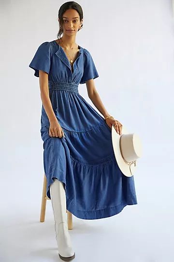 The Somerset Maxi Dress: Chambray Edition | Anthropologie (US)