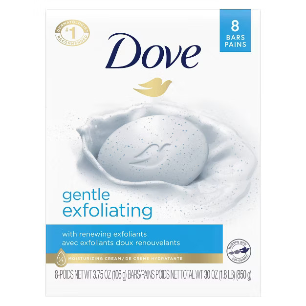 Dove Gentle Exfoliating Beauty Bar Soap | Target