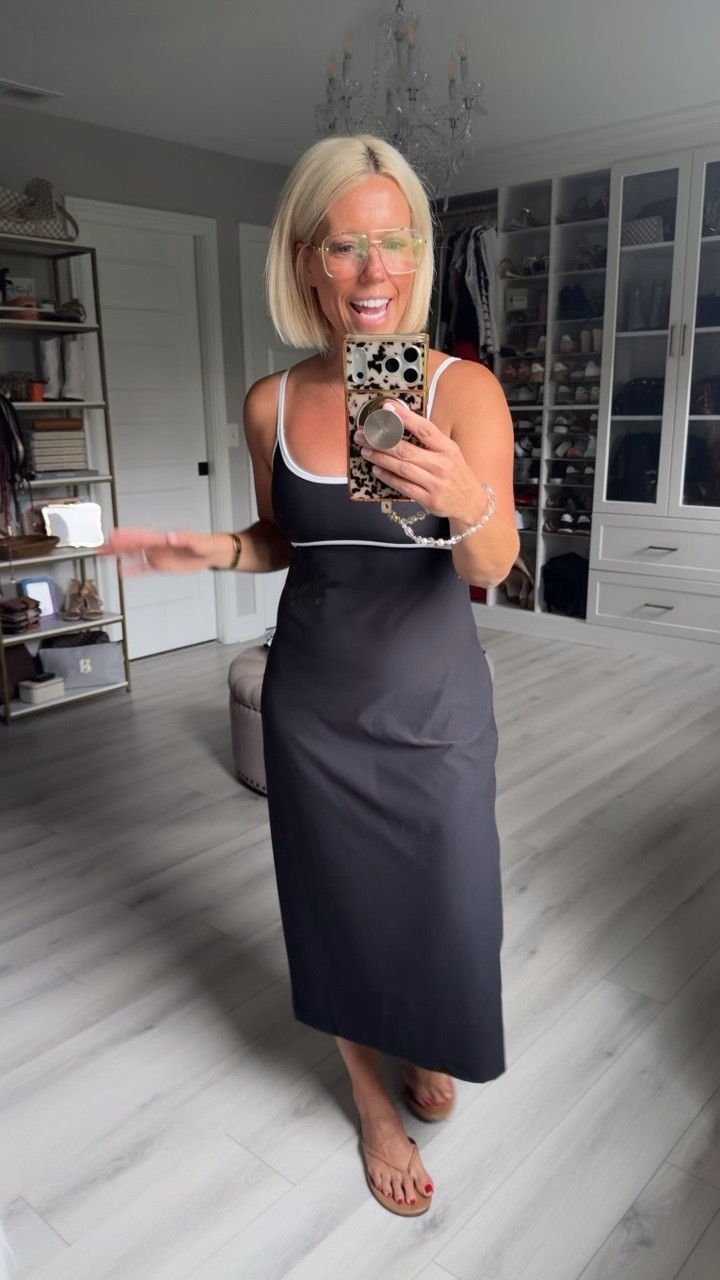 Dress size small! Had a built in bra and adjustable straps!

#LTKSaleAlert #LTKOver40 #LTKSeasonal