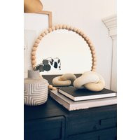 Wood Beaded Accent Mirror | Etsy (US)