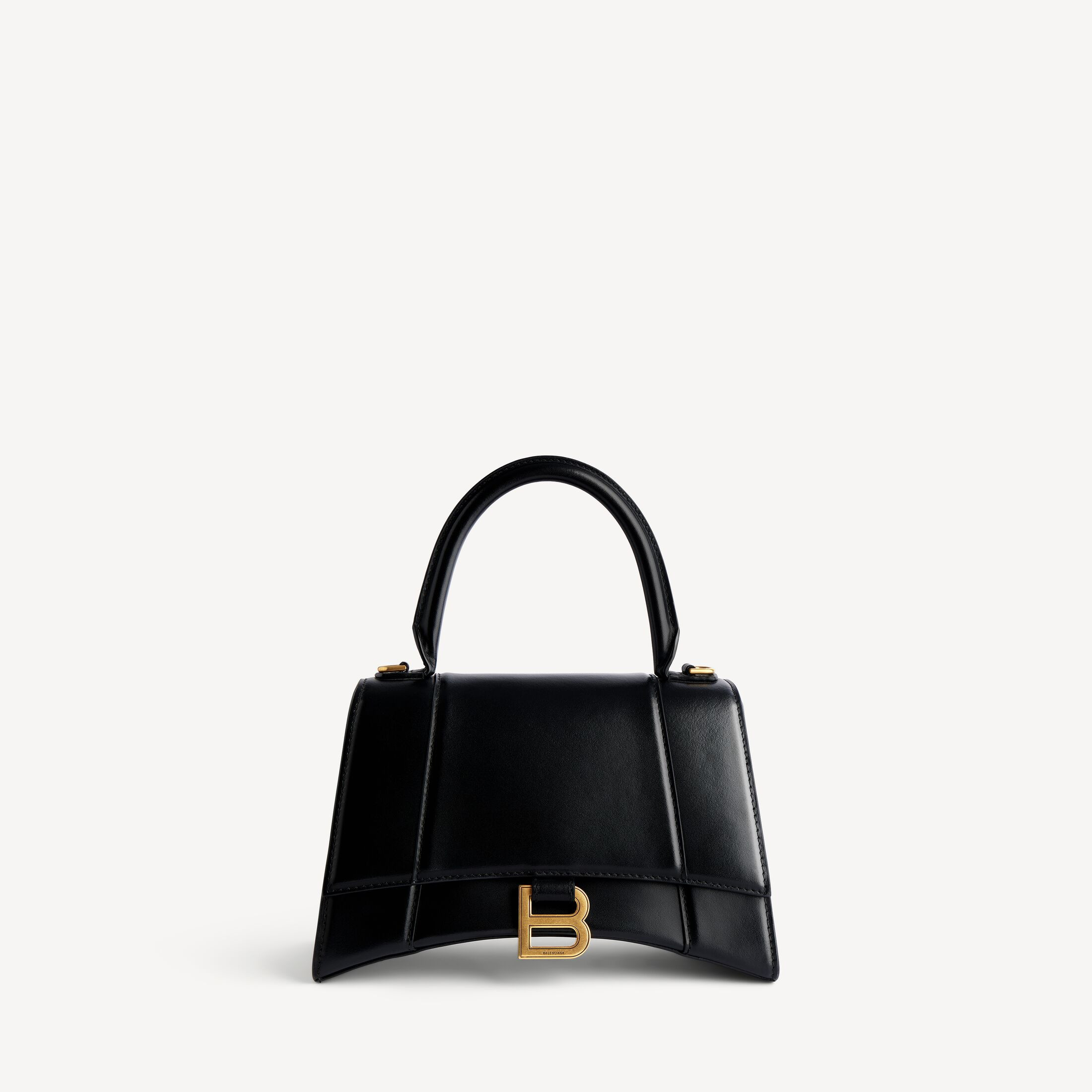 Women's Hourglass Small Handbag In Box in Black | Balenciaga
