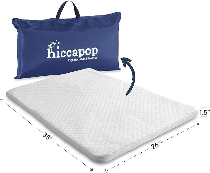 hiccapop Pack and Play Mattress Pad fits (38"x26"x1.5"), Playard Mattress for Pack and Play, Pack... | Amazon (US)