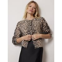 Mint Velvet Leopard Print Cardigan | Very (UK)