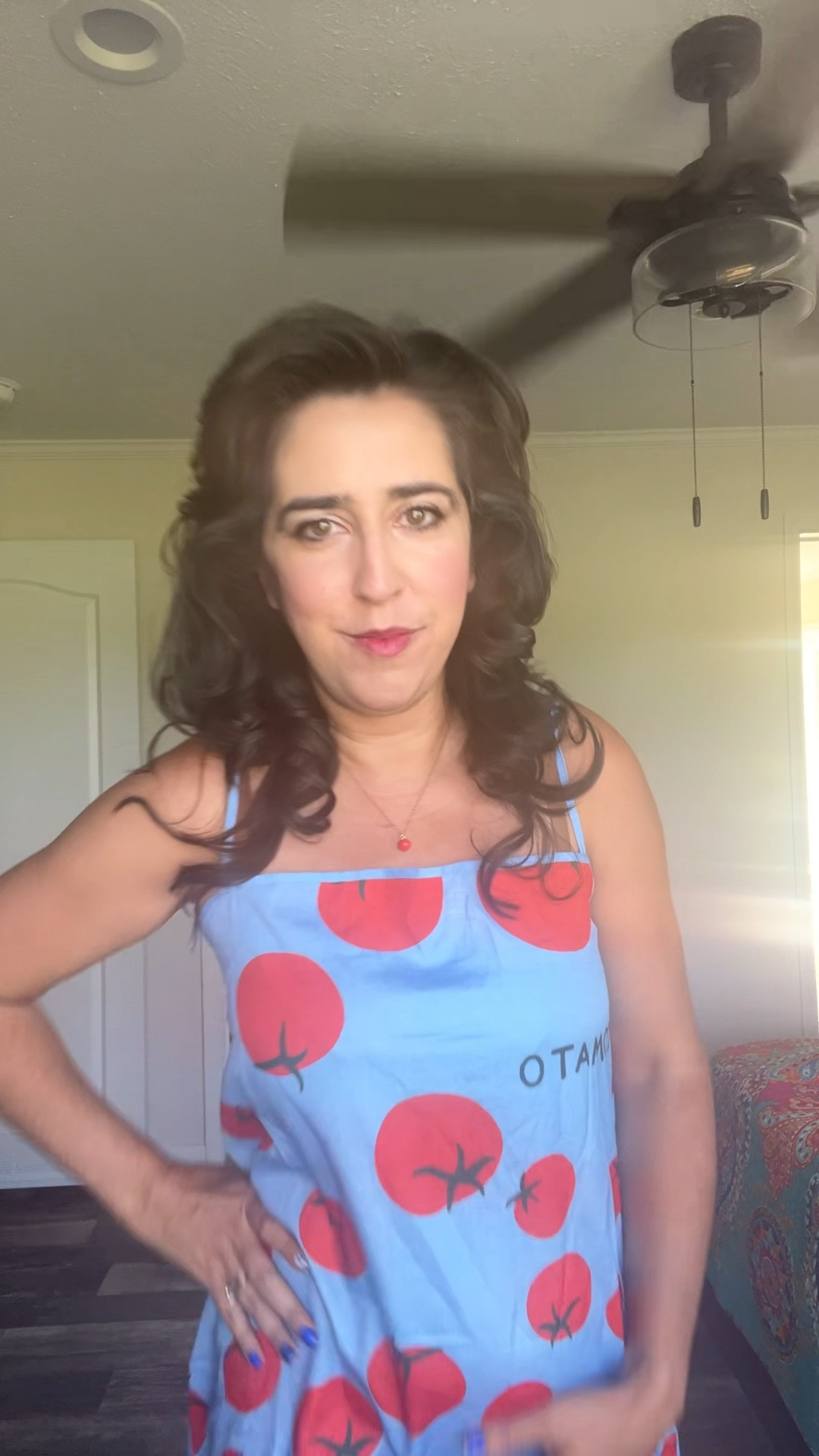 Tomato print dress
Lightweight outfits 
Lightweight dress
Summer outfit ideas 

#LTKFindsUnder50 #LTKSeasonal #LTKStyleTip