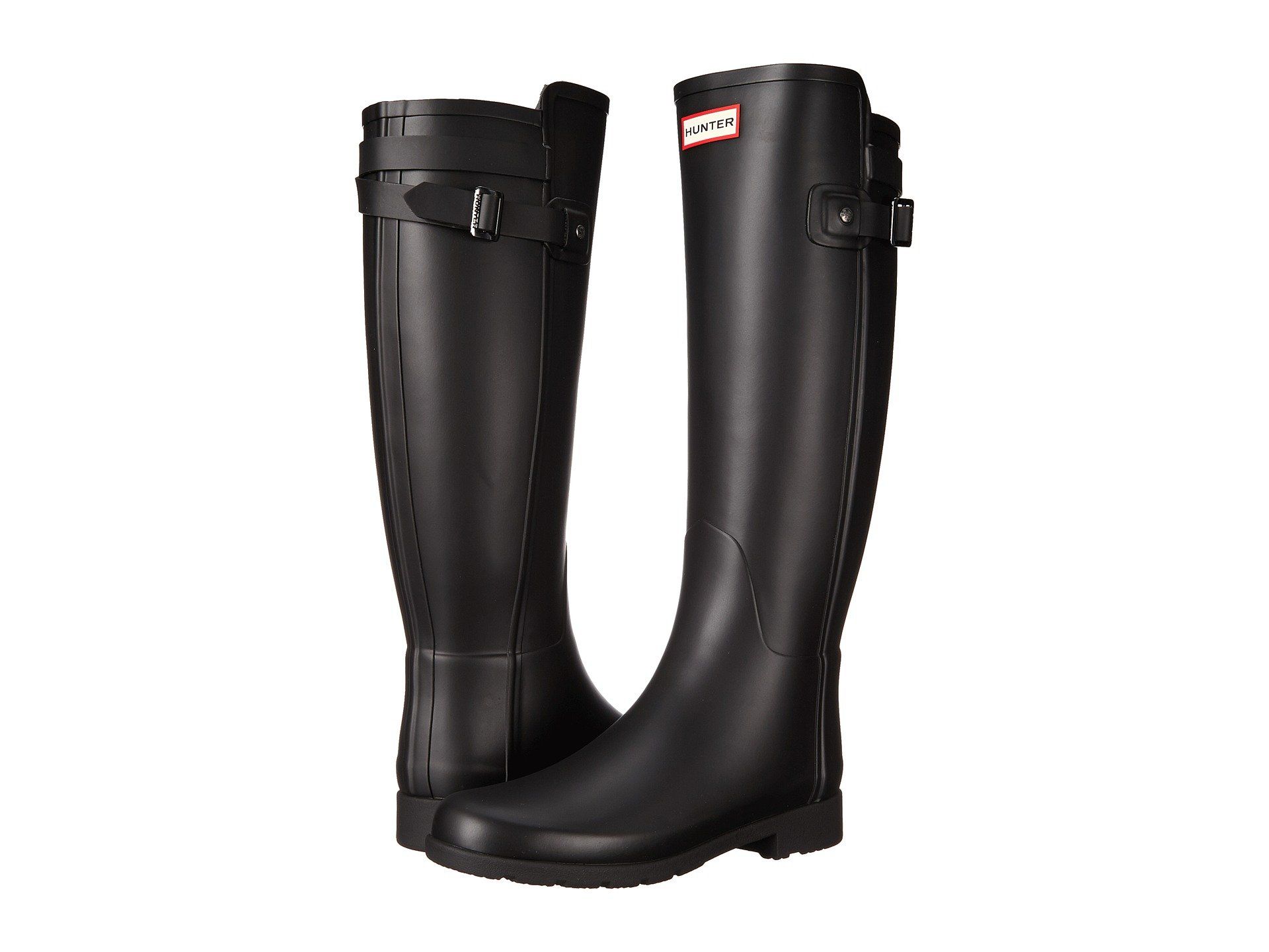 Hunter Original Refined Back Strap Rain Boots | Zappos