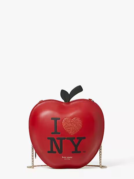 I Love Ny X Kate Spade New York Big Apple Crossbody, Red Multi | Kate Spade (US)