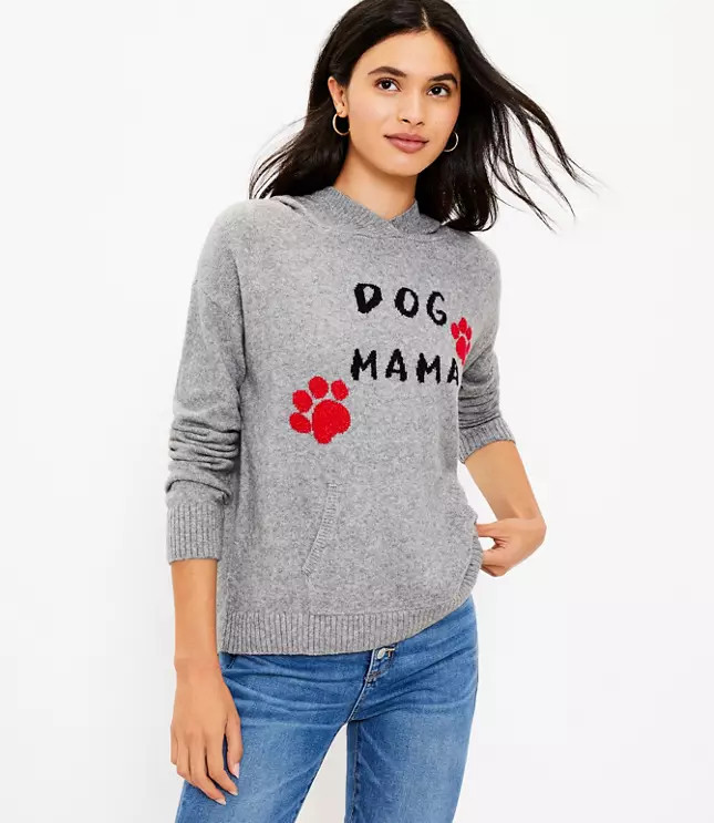 Lou & Grey Dog Mama Hoodie Sweater | LOFT