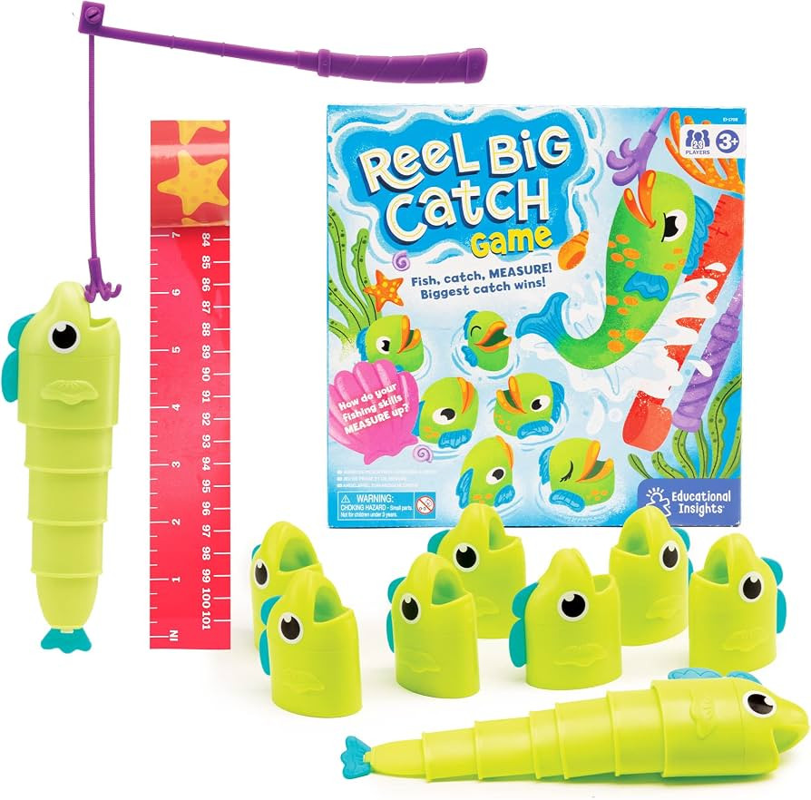 Educational Insights Reel Big Catch Game - Preschool Games for Boys & Girls Ages 3+, Educational ... | Amazon (US)