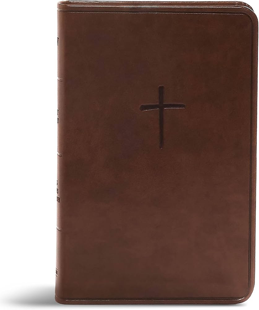 KJV Compact Bible, Value Edition, Brown LeatherTouch, KJV Holy Bible, Red Letter, Pure Cambridge ... | Amazon (US)