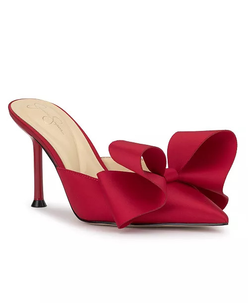 Women's Valrin Bow Stiletto Mules | Macy's