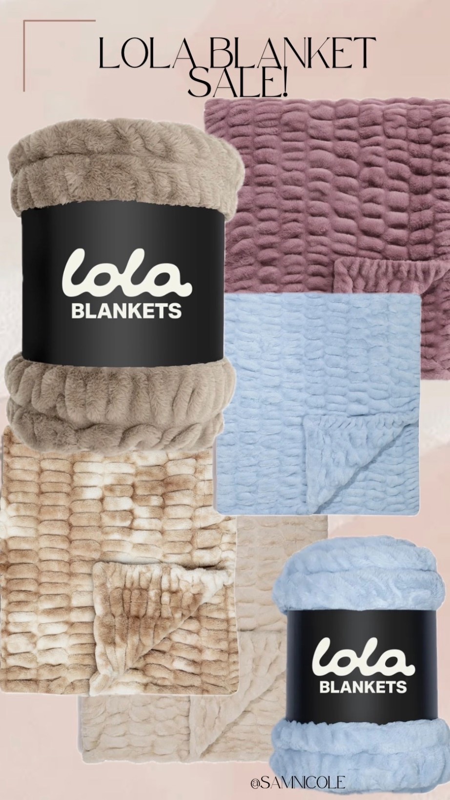 Lola blanket sale! Code SAMNICOLE50

#LTKSaleAlert #LTKHome #LTKmorningroutine