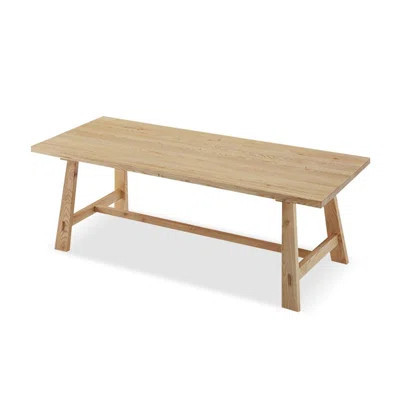 Burlywood Rectangular Solid Wood Dining Table | Wayfair North America