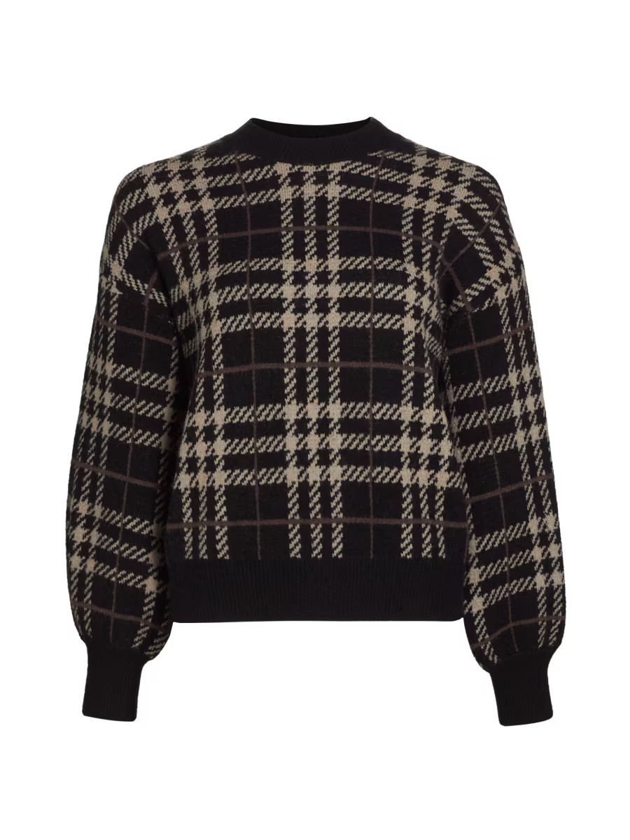 Bronte Plaid Sweater | Saks Fifth Avenue