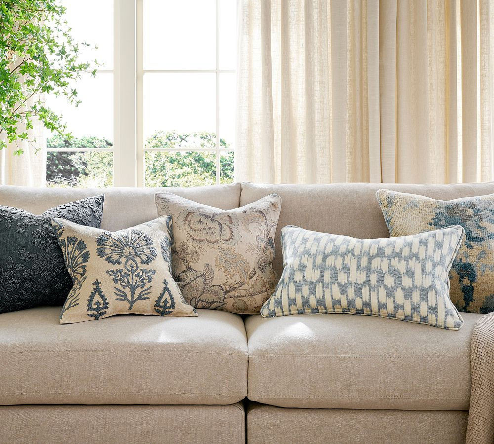 Azalea Palampore Printed Pillow, 22" | Pottery Barn (US)