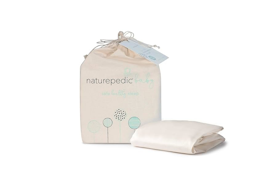 Naturepedic Organic Crib Mattress Sheet - Crib Fitted Sheet for Standard Crib Mattress - Soft and... | Amazon (US)