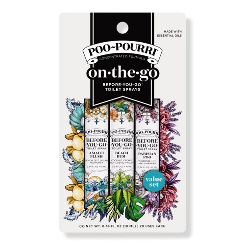 Wanderlust On-The-Go 3 Pack Before-You-Go Toilet Spray Travel Size Set | Ulta