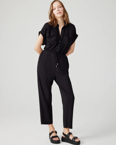 ALYA JUMPSUIT BLACK | Steve Madden (US)