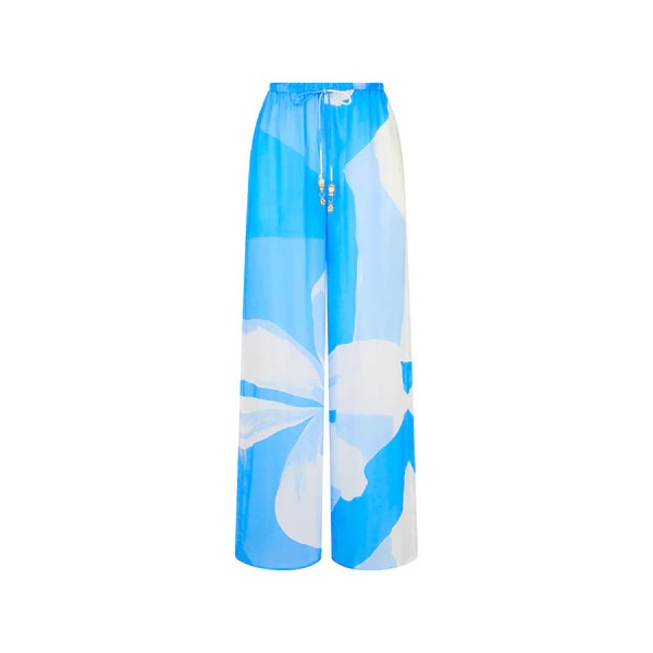 Lightweight Drawstring Pants - Blue Oasis | Kulani Kinis US