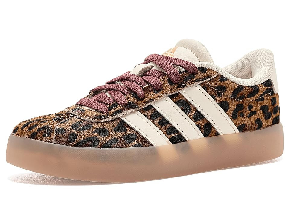adidas Kids VL Court 3.0 Shoes (Little Kid/Big Kid) Kids Shoes Mesa/Cream White/Fox Brown: 3 Little Kid M | Zappos