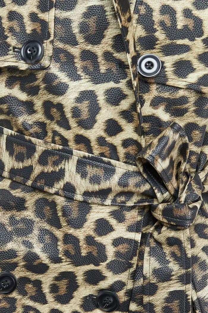 Leopard Print Trench Coat | Nordstrom
