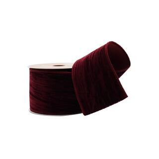 2.5" x 3yd. Burgundy Wired Velvet Ribbon by Celebrate It® Blush Romance By Ashland | Michaels® | Michaels Stores