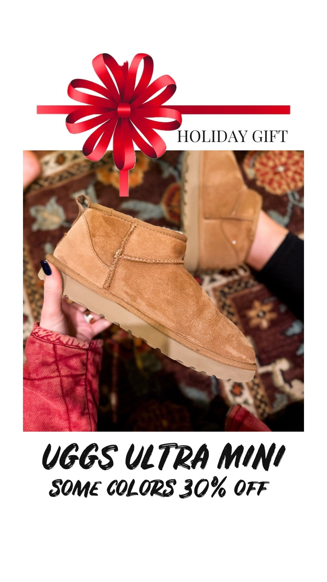 Uggs ultra mini 
Great Christmas gift 🎁 
Some colors up to 30% off 

#LTKGiftGuide #LTKCyberWeek #LTKSaleAlert